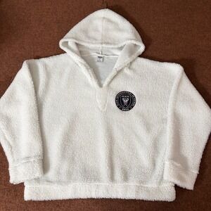 Concepts‎ Sport Inter Miami CF Sherpa Fleece Hoodie White XL MLS Soccer Pullover